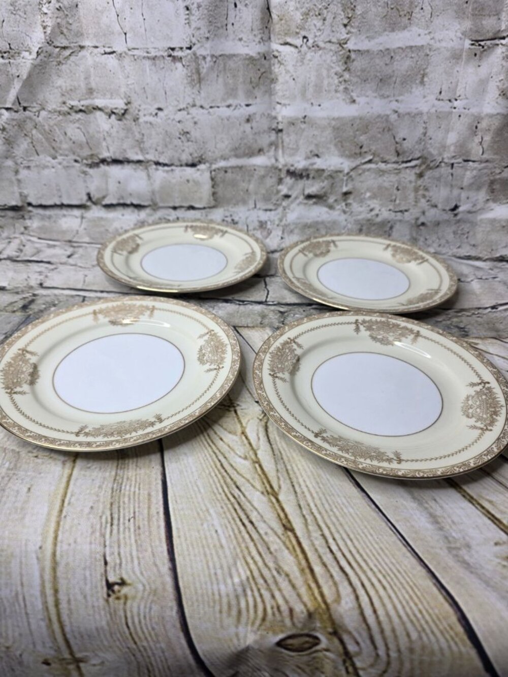 Noritake Bancroft Lot of 4 Salad Dessert Plates 7.5 Inch